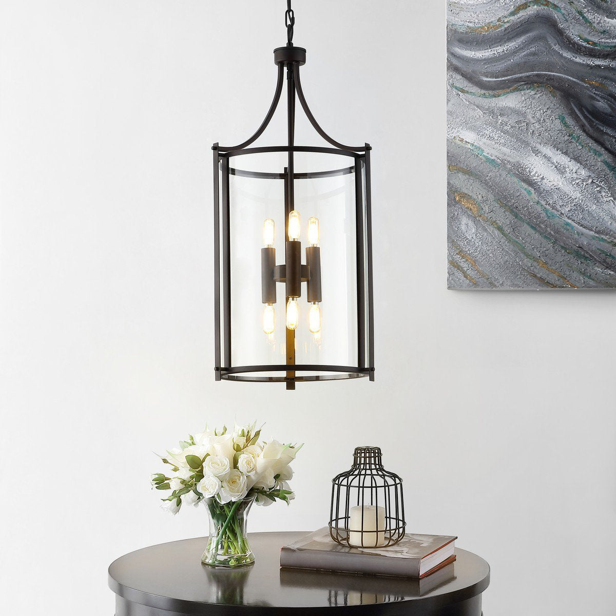 Safavieh Venzor Pendant - Clear | Pendant Lamps | Modishstore - 3