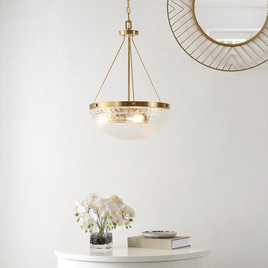 Safavieh Thorin Pendant - Brass Gold | Pendant Lamps | Modishstore