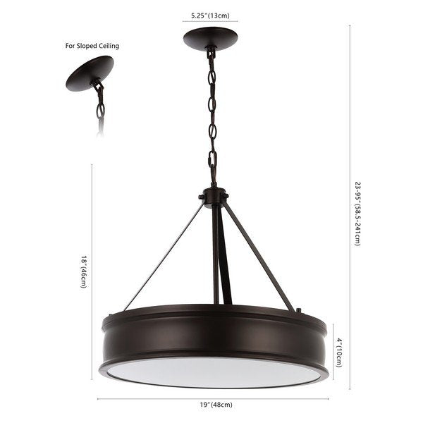 Safavieh Camlyn Pendant - Silver | Pendant Lamps | Modishstore - 3