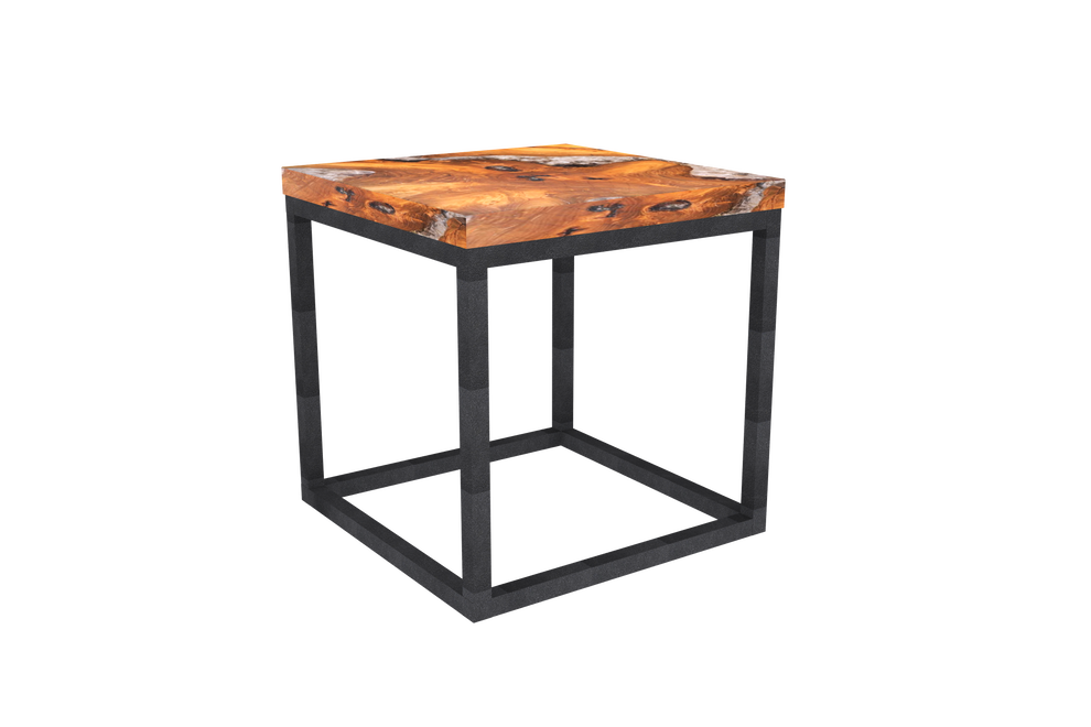 Teak Root and Resin Side Table CR-2021 by All Furniture | Resin Side Tables | Modishstore - 3
