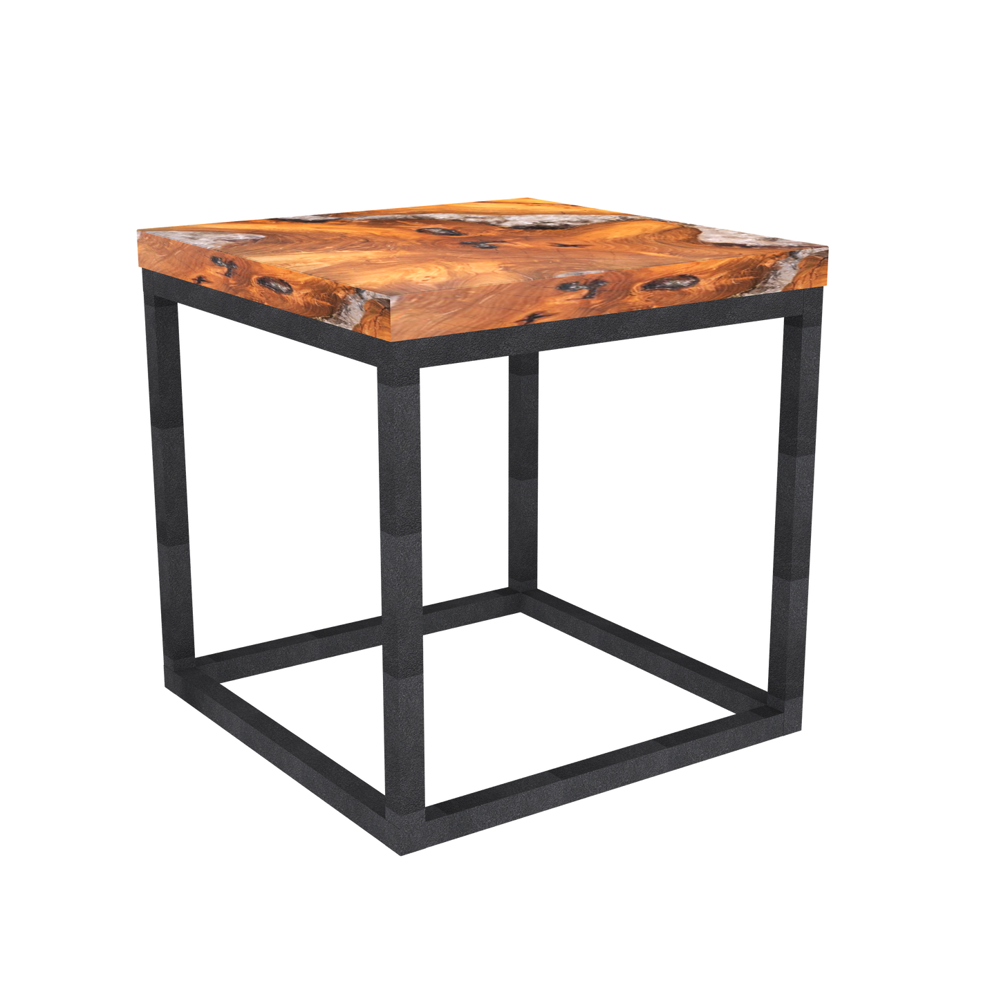 Teak Root and Resin Side Table CR-2021 by All Furniture | Resin Side Tables | Modishstore - 8