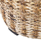 Palm Isle Round Rattan Storage ottoman by Jeffan | Ottomans | Modishstore - 4