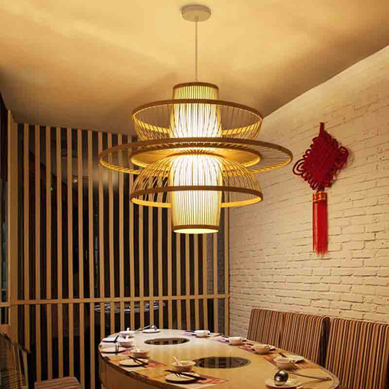 Pastoral Rattan Decorative Pendant Lights | Pendant Lamps | WINZSC-S | Modishstore - 4