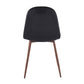 Pebble Chair - Set of 2 Black By LumiSource | Dining Chairs | Modishstore - 5