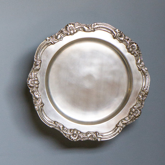 Pewter Platter 13"D Round Wall By Gold Leaf Design Group | Wall Art | Modishstore