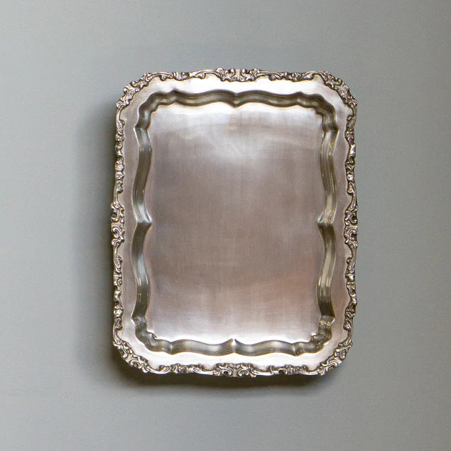 Pewter Platter 13.5"L Rectangl By Gold Leaf Design Group | Decorative Trays & Dishes | Modishstore - 5