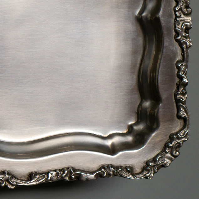 Pewter Platter 13.5"L Rectangl By Gold Leaf Design Group | Decorative Trays & Dishes | Modishstore - 2