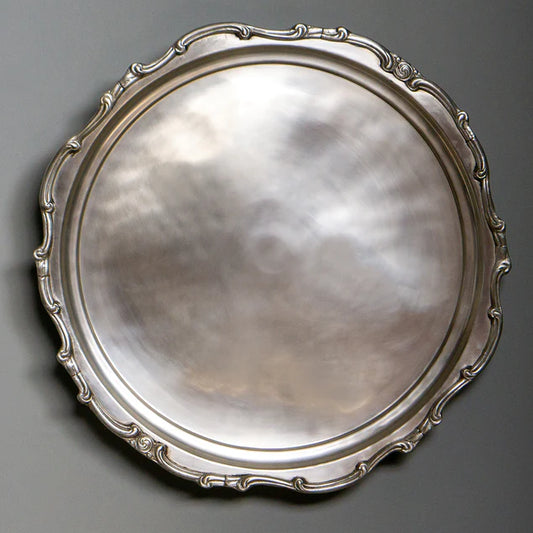 Pewter Platter 20.75"D Round W By Gold Leaf Design Group | Wall Art |  Modishstore