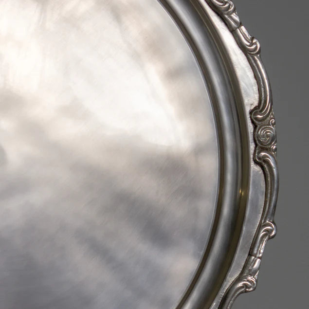 Pewter Platter 20.75"D Round W By Gold Leaf Design Group | Wall Art | Modishstore - 7