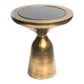ORACLE ACCENT TABLE LARGE ANTIQUE BRASS | Modishstore | Accent Tables-2