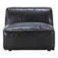 LUXE SLIPPER CHAIR ANTIQUE BLACK | Modishstore | Chairs & Recliners