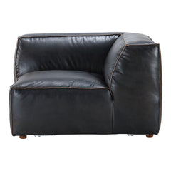 Luxe Corner Chair Antique Black By Moe's Home Collection