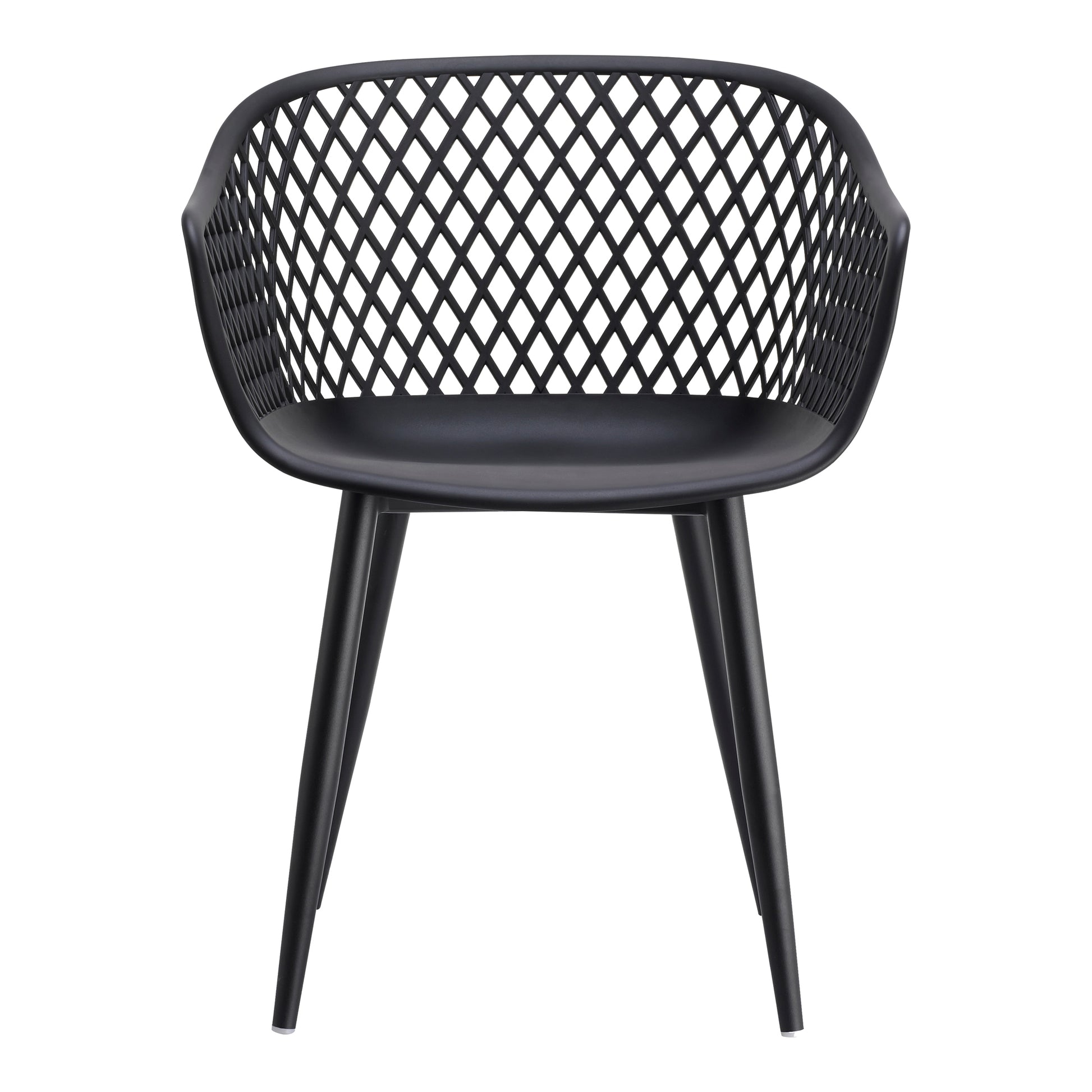 Piazza Outdoor Chair Black-M2 (Set Of 2) By Moe's Home Collection | Outdoor Chairs | Modishstore - 1