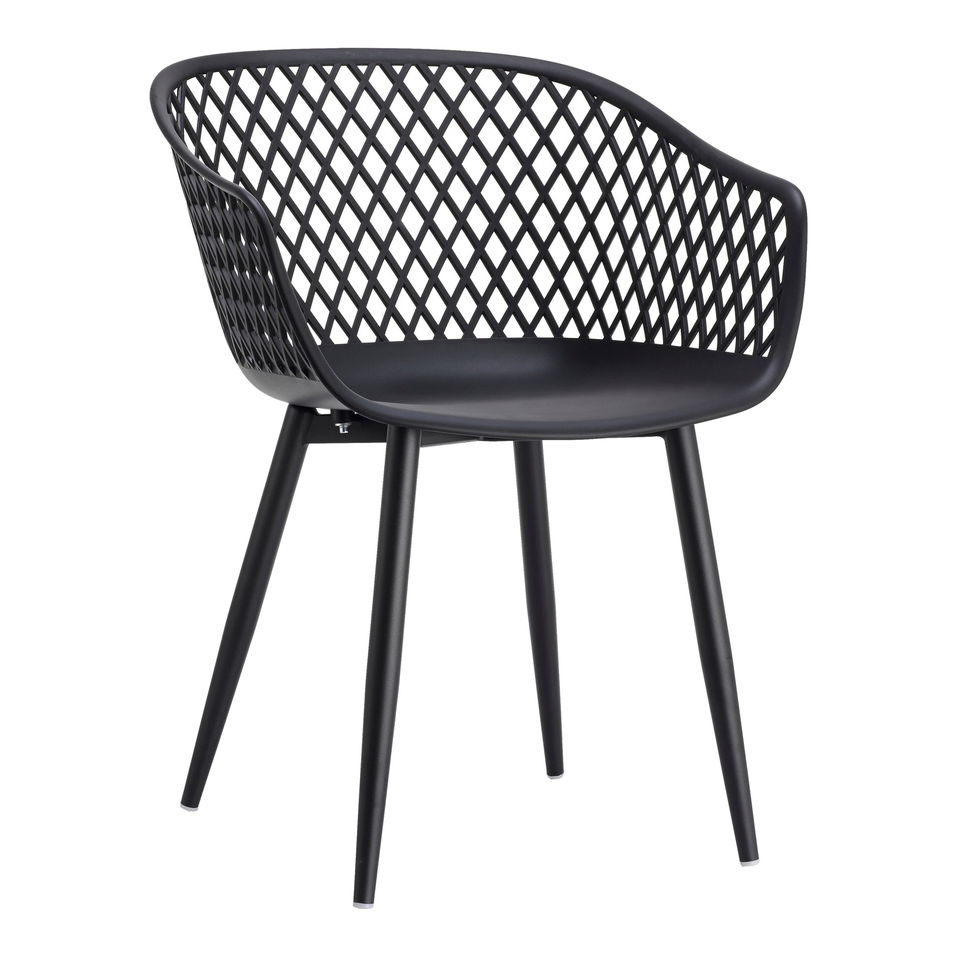 PIAZZA OUTDOOR CHAIR BLACK-M2 (Set Of 2) | Modishstore | Outdoor Chairs-2