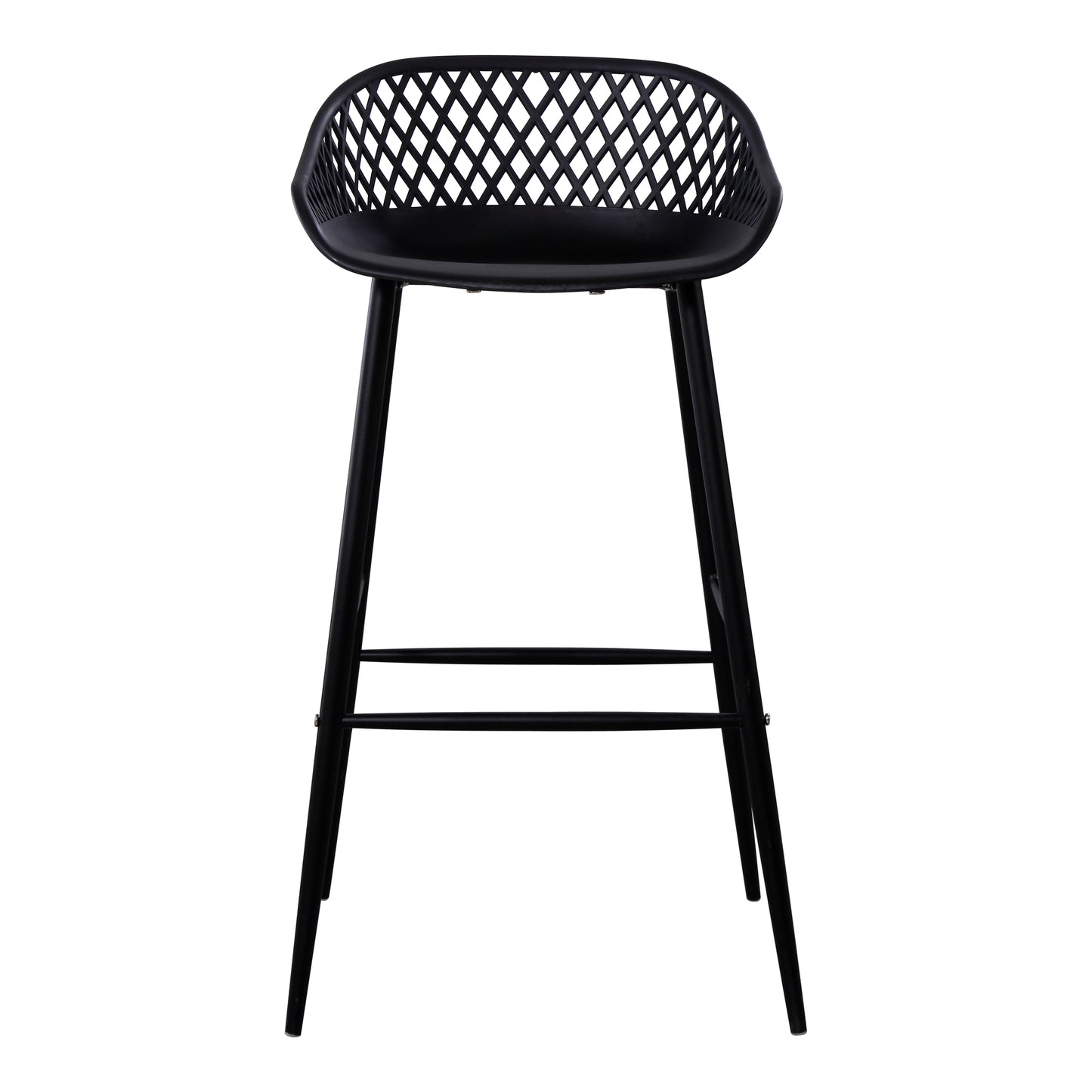 Piazza Outdoor Barstool Black-M2 By Moe's Home Collection | Bar Stools | Modishstore - 1