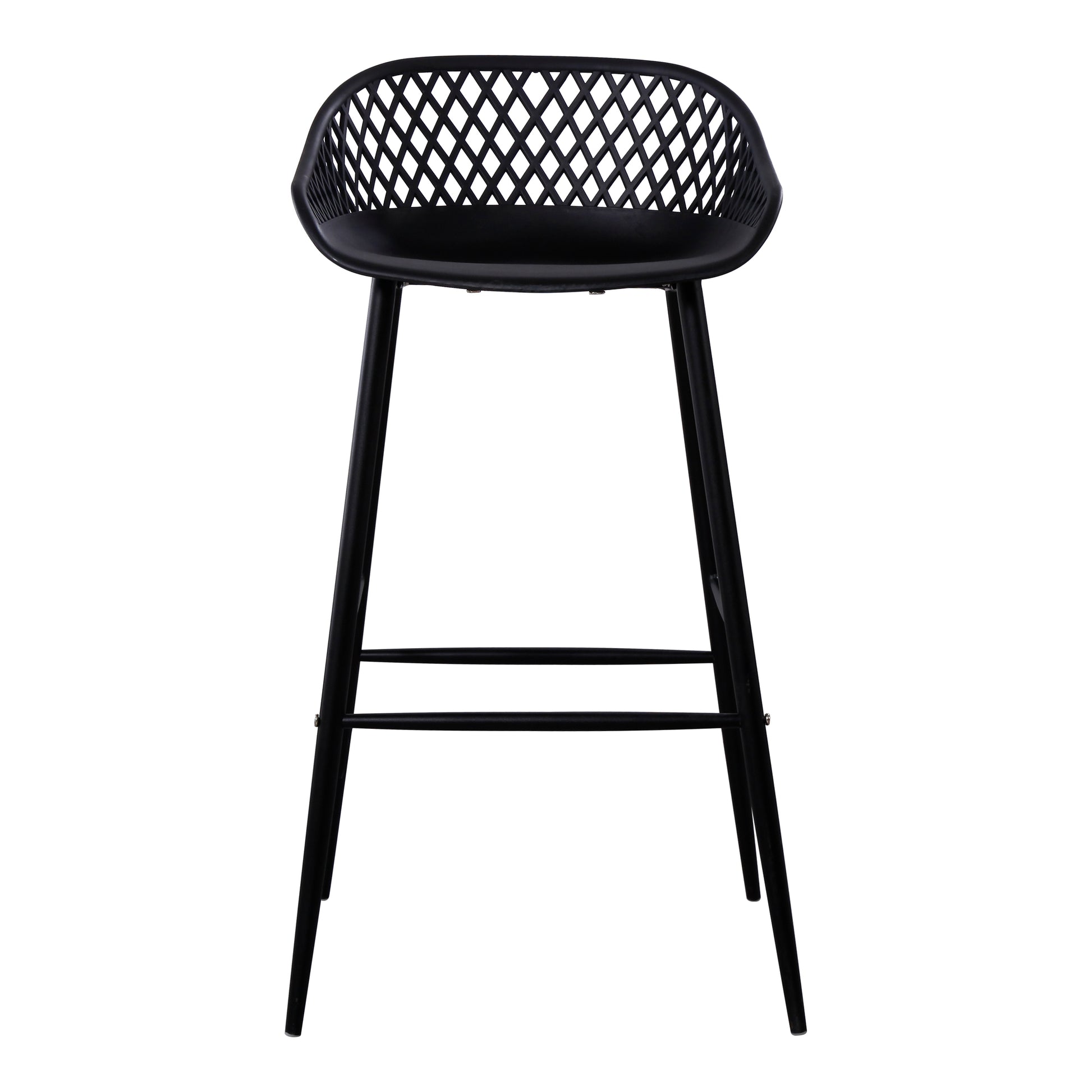 Piazza Outdoor Barstool Black-M2 By Moe's Home Collection | Bar Stools | Modishstore - 1