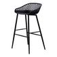 Piazza Outdoor Barstool Black-M2 By Moe's Home Collection | Bar Stools | Modishstore - 2