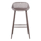 Piazza Outdoor Barstool Black-M2 By Moe's Home Collection | Bar Stools | Modishstore - 5
