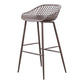 Piazza Outdoor Barstool Black-M2 By Moe's Home Collection | Bar Stools | Modishstore - 4