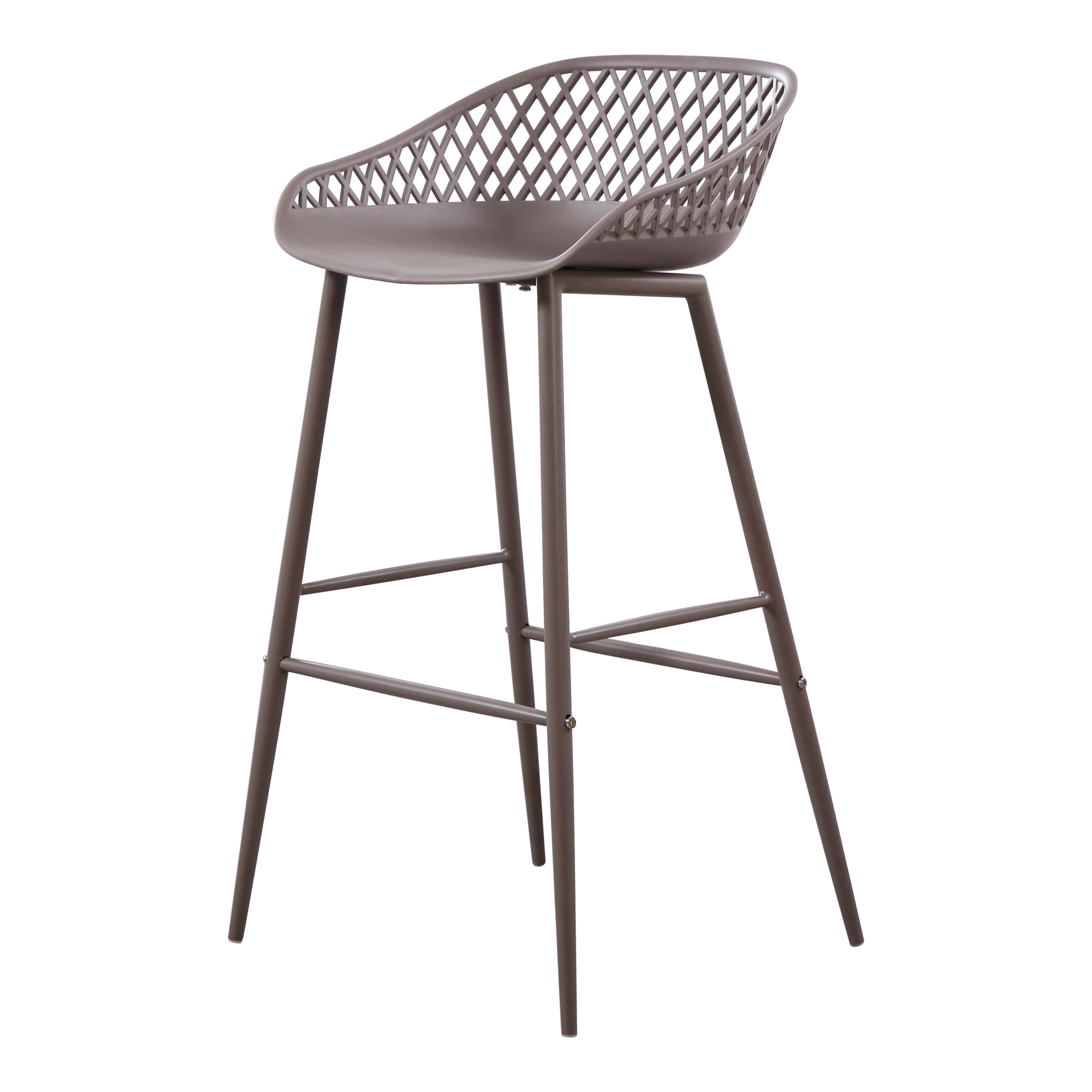 Piazza Outdoor Barstool Black-M2 By Moe's Home Collection | Bar Stools | Modishstore - 4