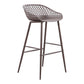 Piazza Outdoor Barstool Black-M2 By Moe's Home Collection | Bar Stools | Modishstore - 6