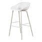 Piazza Outdoor Barstool White-Set Of Two By Moe's Home Collection | Bar Stools | Modishstore - 3