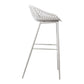 Piazza Outdoor Barstool White-Set Of Two By Moe's Home Collection | Bar Stools | Modishstore - 4