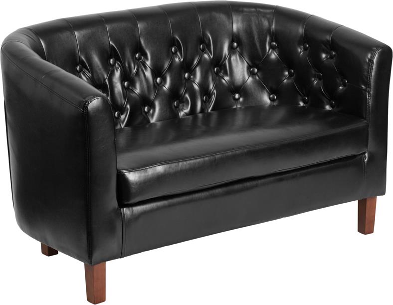 Flash Furniture Hercules Colindale Series Leather Tufted Loveseat | Loveseats | Modishstore