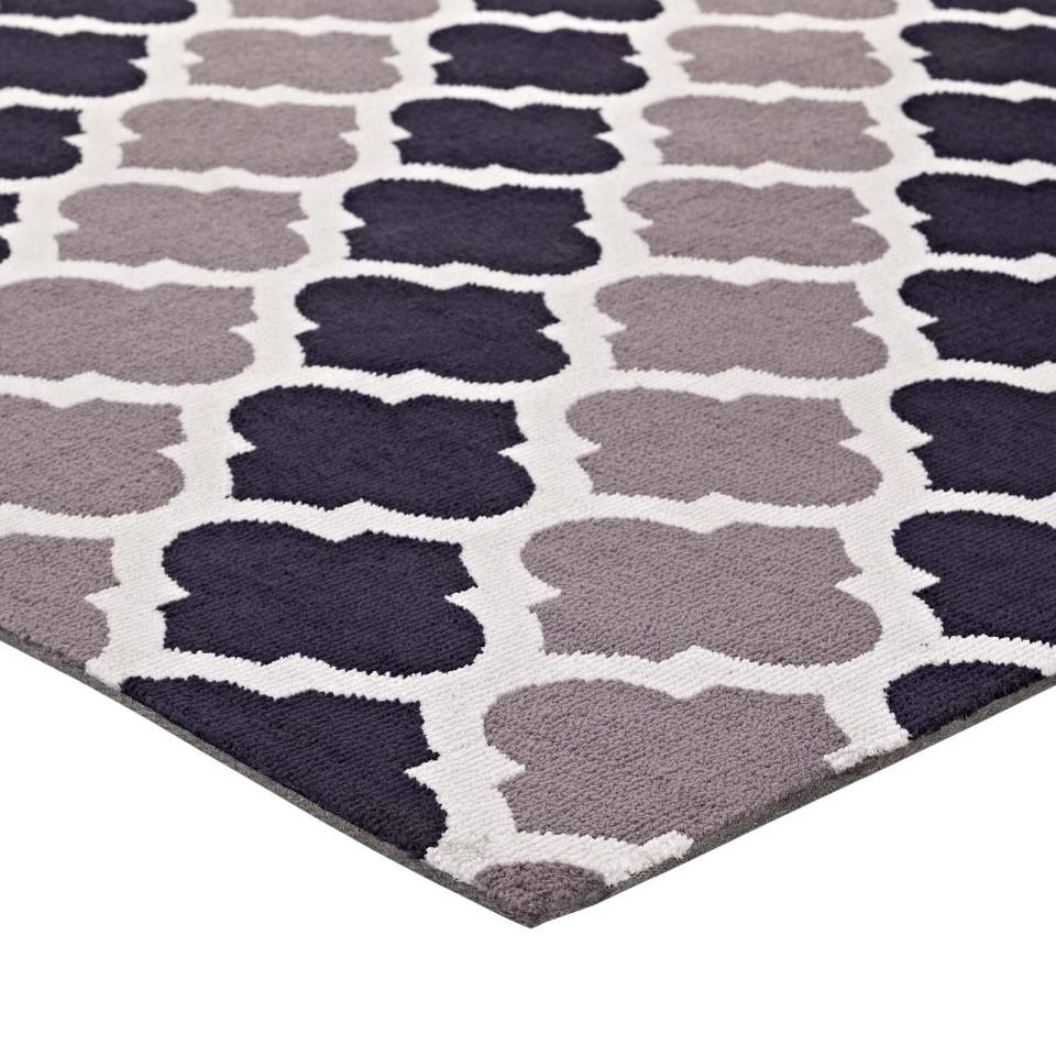 Modway Lida Moroccan Trellis 5x8 Area Rug - R-1001-58 | Rugs | Modishstore - 3