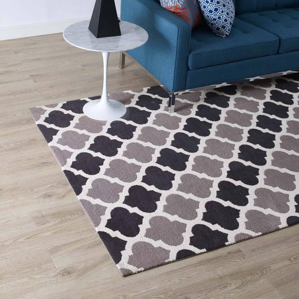 Modway Lida Moroccan Trellis 5x8 Area Rug - R-1001-58 | Rugs | Modishstore - 6