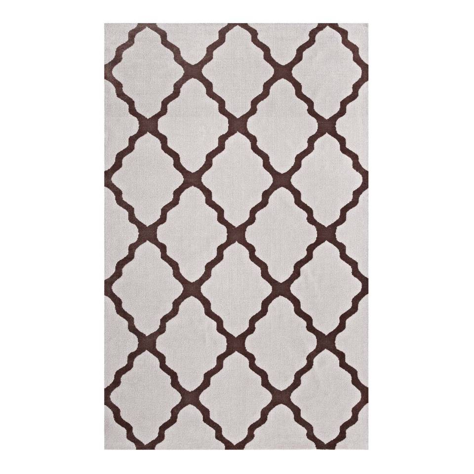 Modway Marja Moroccan Trellis 8x10 Area Rug - R-1003-810 | Rugs | Modishstore - 8