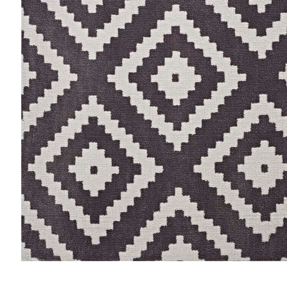 Modway Alika Abstract Diamond Trellis 5x8 Area Rug - R-1004E-58 | Modishstore - 3