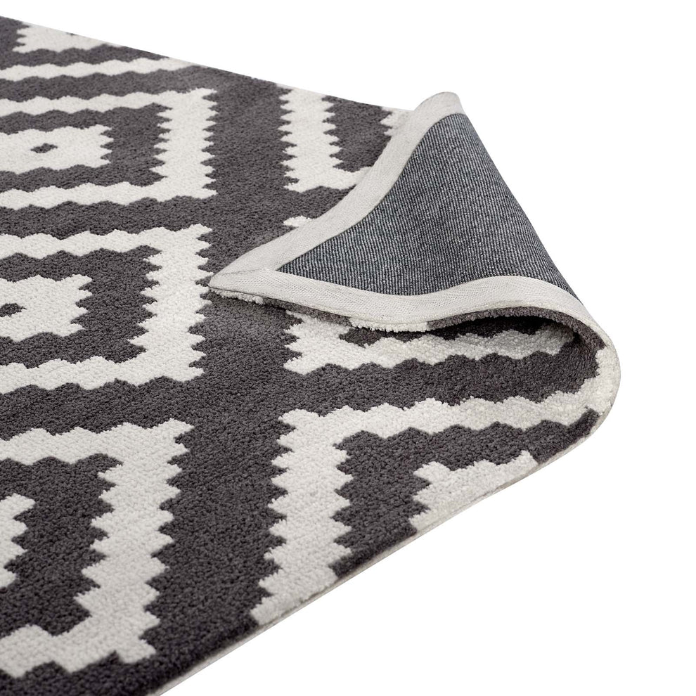 Modway Alika Abstract Diamond Trellis 5x8 Area Rug - R-1004E-58 | Modishstore - 4