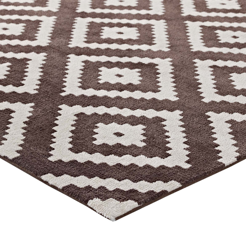Modway Alika Abstract Diamond Trellis Area Rug - R-1004-58 | Rugs | Modishstore - 5