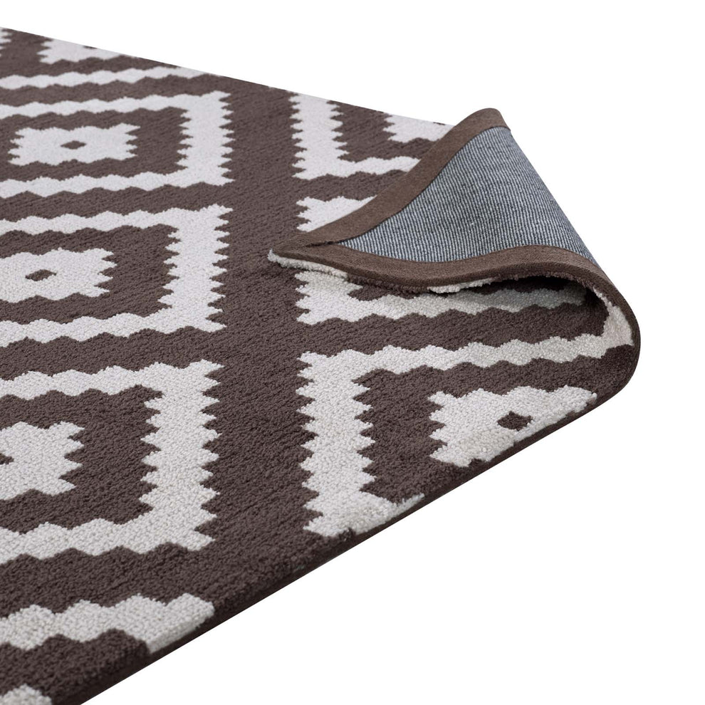 Modway Alika Abstract Diamond Trellis Area Rug - R-1004-58 | Rugs | Modishstore - 3