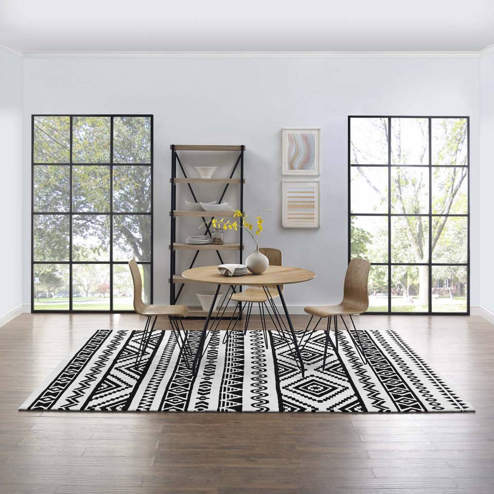 Modway Haku Geometric Moroccan Tribal 8x10 Area Rug - R-1010-810 | Rugs | Modishstore - 1