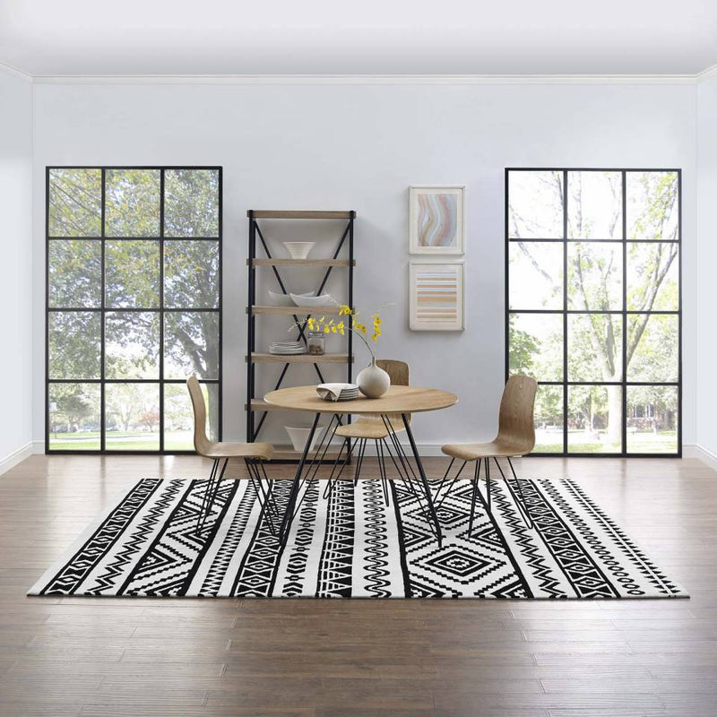 Modway Haku Geometric Moroccan Tribal 8x10 Area Rug - R-1010-810 | Rugs | Modishstore - 1