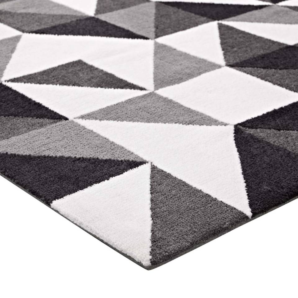 Modway Kahula Geometric Triangle Mosaic 8x10 Area Rug | Rugs | Modishstore-3