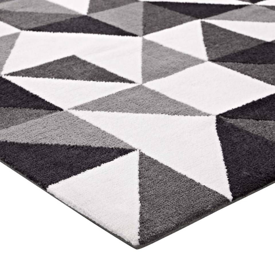 Modway Kahula Geometric Triangle Mosaic 8x10 Area Rug - R-1014-810 | Rugs | Modishstore - 3