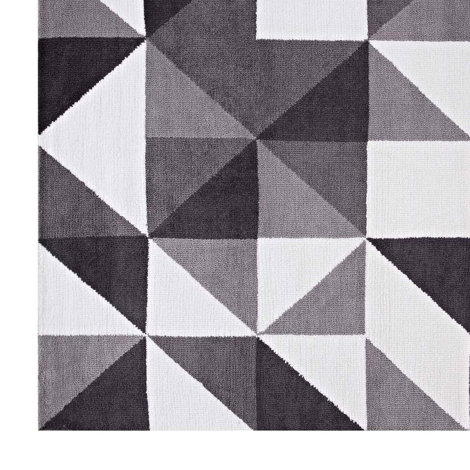 Modway Kahula Geometric Triangle Mosaic 8x10 Area Rug - R-1014-810 | Rugs | Modishstore - 4
