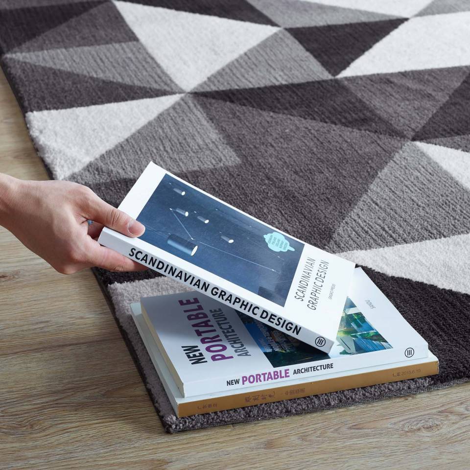 Modway Kahula Geometric Triangle Mosaic 8x10 Area Rug - R-1014-810 | Rugs | Modishstore - 6