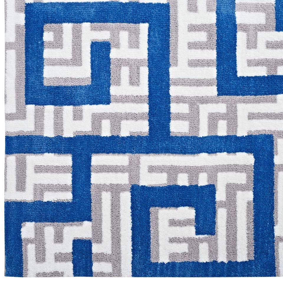 Modway Nahia Geometric Maze 8x10 Area Rug - R-1015A-810 | Rugs | Modishstore - 4