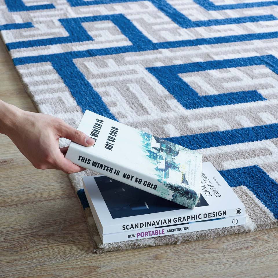 Modway Nahia Geometric Maze 8x10 Area Rug - R-1015A-810 | Rugs | Modishstore - 6