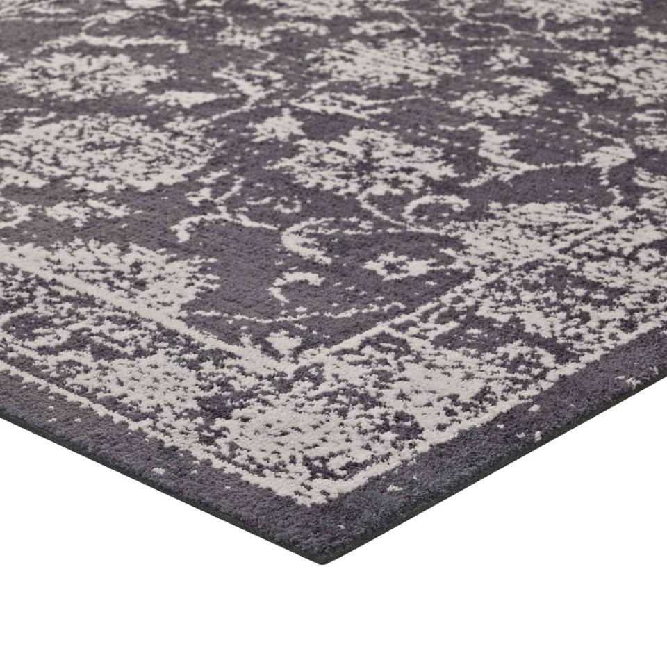 Modway Kazia Distressed Floral Lattice 8x10 Area Rug - R-1020A-810 | Rugs | Modishstore - 3