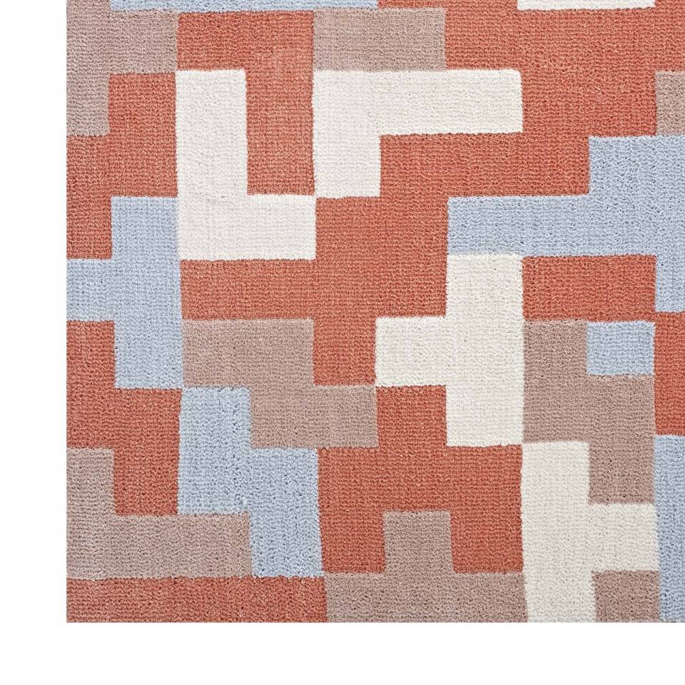 Modway Andela Interlocking Block Mosaic 8x10 Area Rug - R-1022-810 | Rugs | Modishstore - 4
