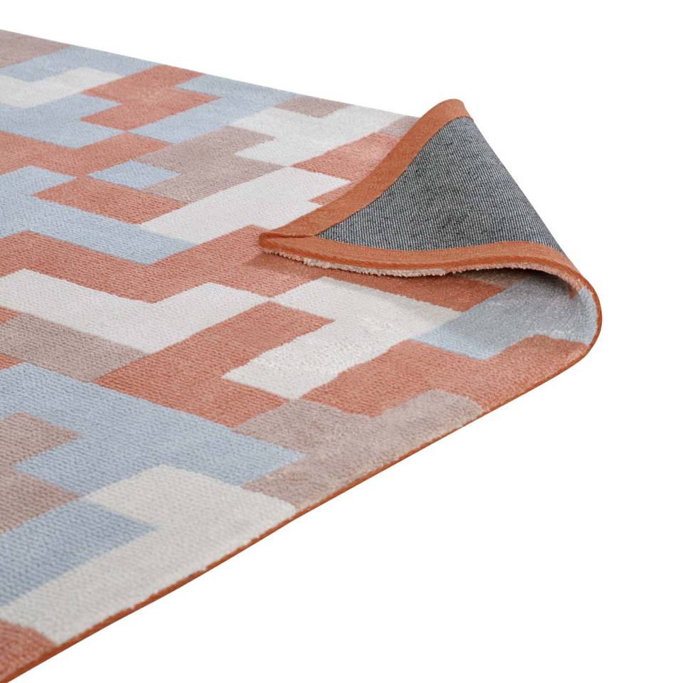 Modway Andela Interlocking Block Mosaic 8x10 Area Rug - R-1022-810 | Rugs | Modishstore - 5