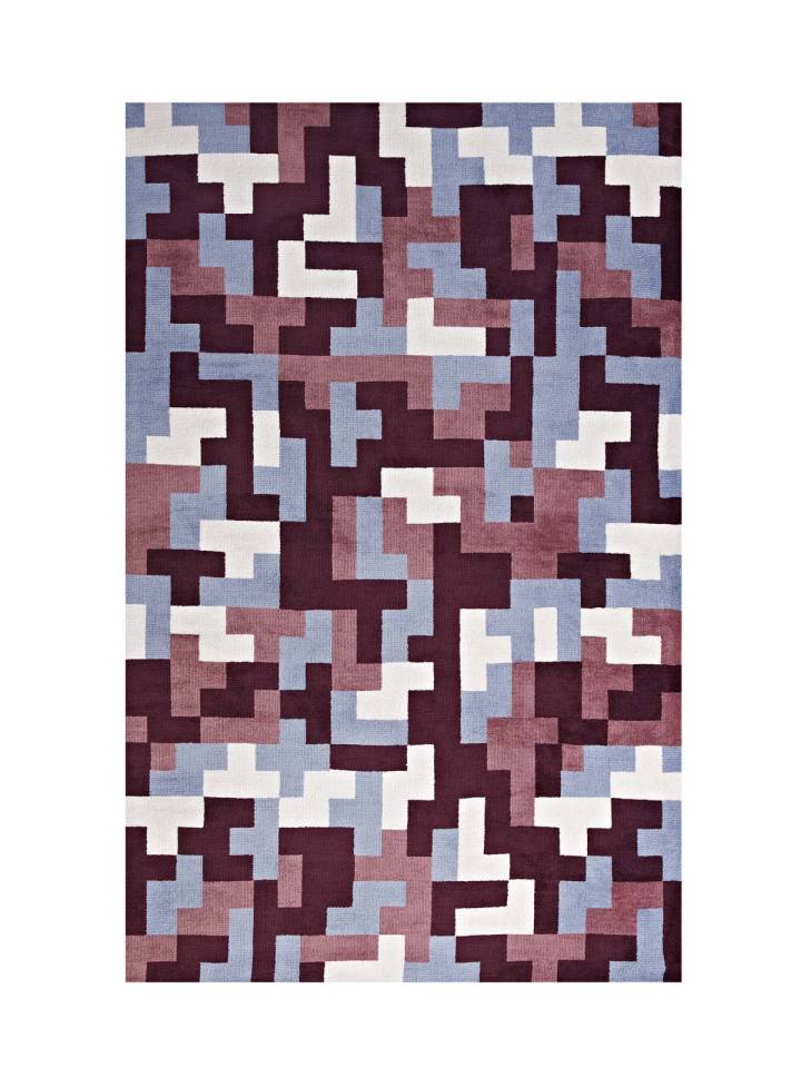 Modway Andela Interlocking Block Mosaic 8x10 Area Rug - R-1022-810 | Rugs | Modishstore - 7