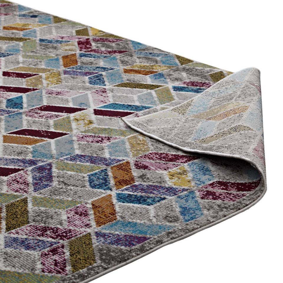 Modway Laleh Geometric Mosaic 4x6 Area Rug - R-1088-46 | Rugs | Modishstore - 5
