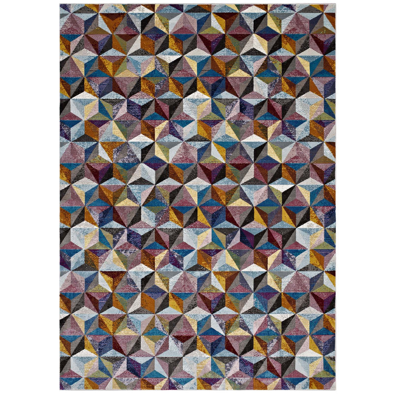 Modway Arisa Geometric Hexagon Mosaic 4x6
 Area Rug - R-1092-46 | Rugs | Modishstore - 1