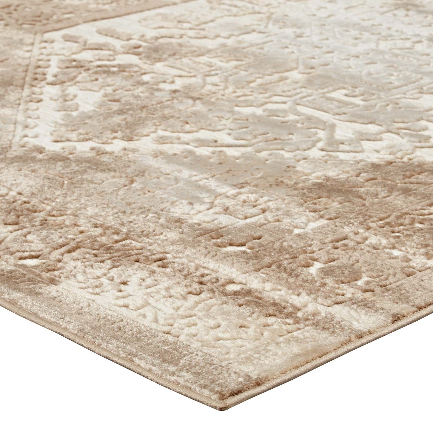 Modway Rosina Distressed Persian Medallion 5x8 Area Rug - R-1094-58 | Rugs | Modishstore - 3